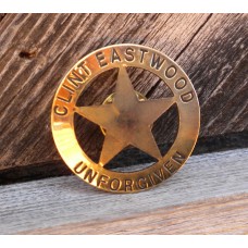 Clint Eastwood "Unforgiven" Badge from Premiere 